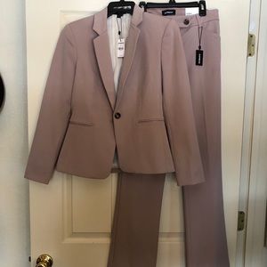 NWT EXPRESS high rise barely boot suit, size 4